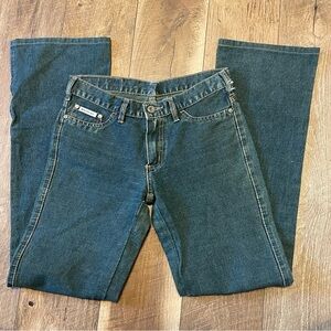Solido Inc. Y2K Classic Mid Rise Vintage Blue Straight Leg Jeans. AA